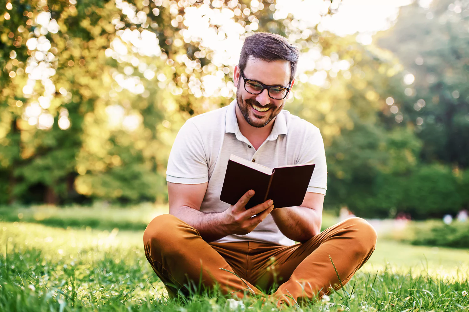 Man enjoying the joys of pastoring