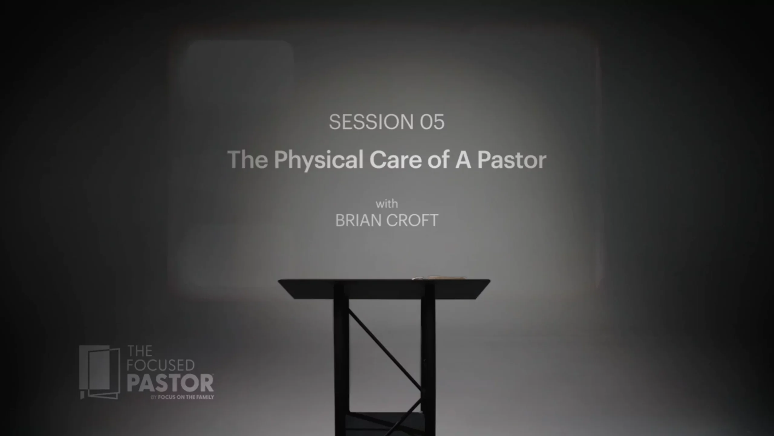 The Physical Care of a Pastor