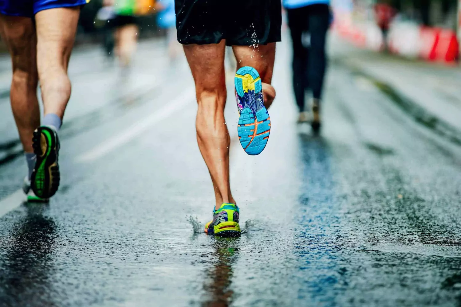 A man runs in a race, symbolic of the discipline of studying the Word.