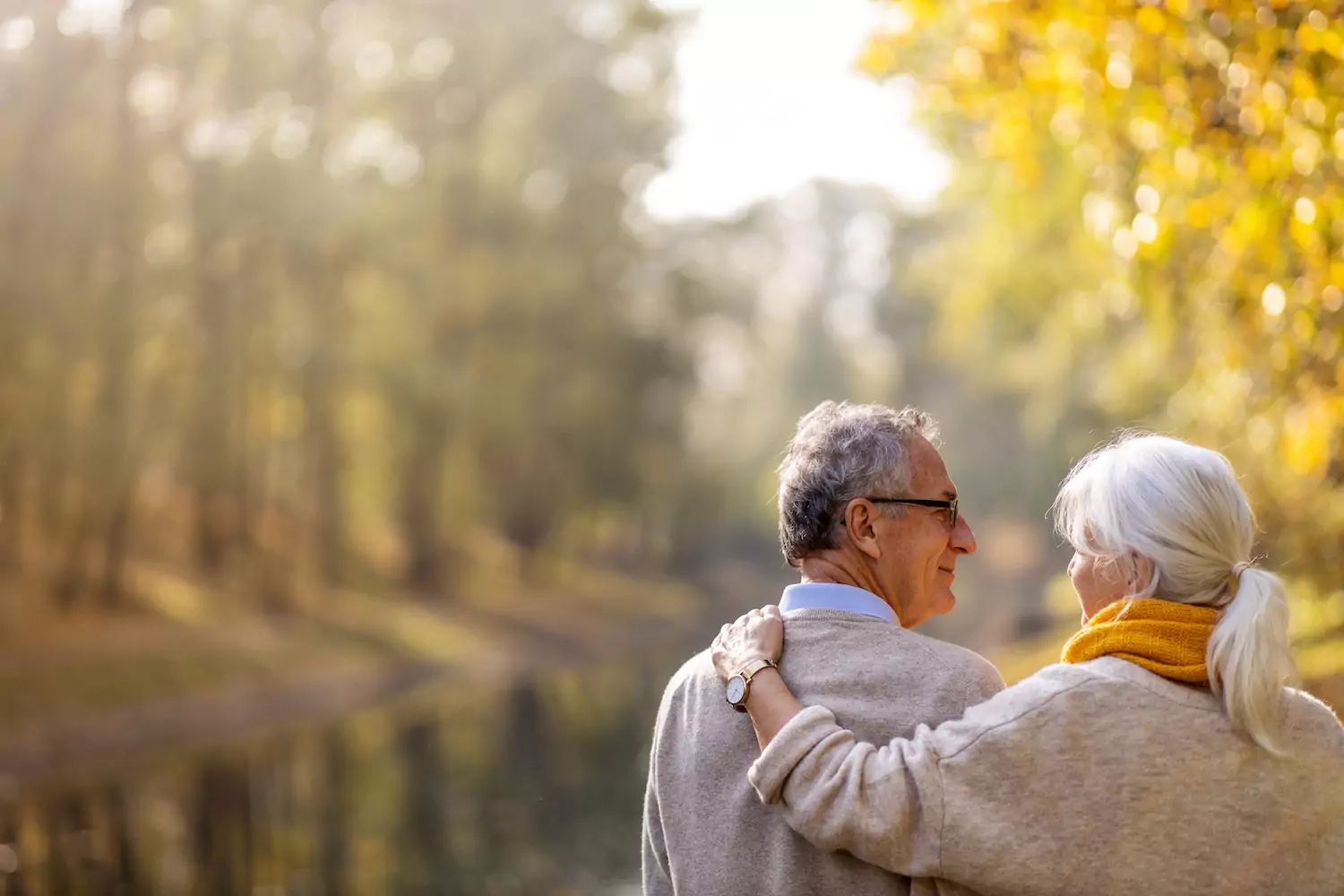 A pastor's wife walks with her husband, committed to praying for him.